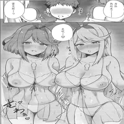 (C101) [Solosimeji (Bunapi 397 Yen)] Ecchi ga Shitai Hikari to Homura (Xenoblade Chronicles 2) [Chinese]