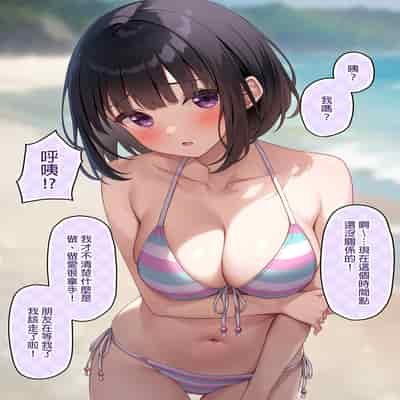 [Mono Letter (Karutamo)] Ecchi na Onaka Kansatsu Onaka×Mizugi 色情的小肚肚觀察記。腹部X泳裝 [Chinese] [Decensored] [Digital]