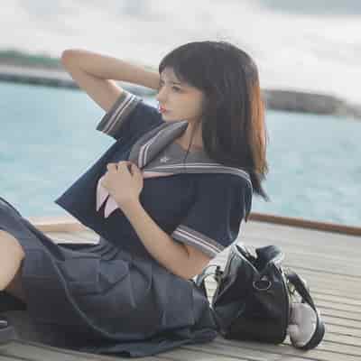 南桃Momoko - 学生制服