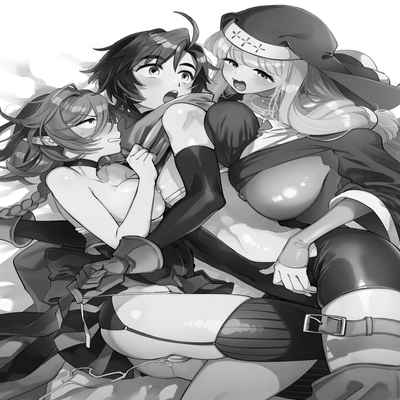 [Sonotaozey (Yukataro)] Nakayoshi Onna Boukensha wa Yoru ni Naru to Yadoya de Mechakucha Ecchi Suru 好朋友的女冒險者們 一到夜晚就在旅館裡一直做個不停 [Chinese] [沒有漢化] [Ongoing] [Digital]