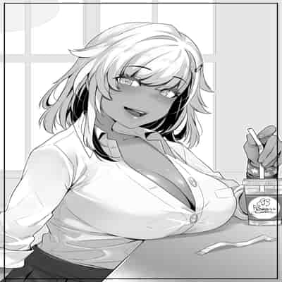 [葉っぱ屋] オタク君の事が大好きな褐色ギャルの話 (オリジナル)