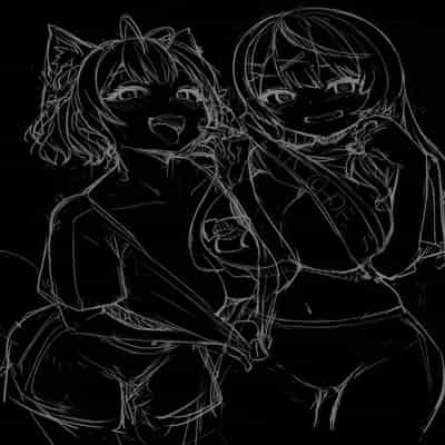 [ヒツジ企画 (むねしろ)] オスコラボ3 (博衣こより、沙花叉クロヱ) [中国翻訳] [DL版]