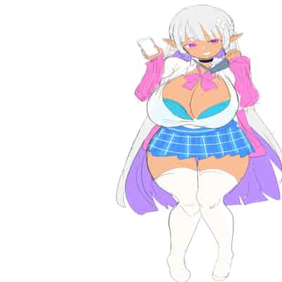 [ゆにおんばすと (かずたろ)] 完全にギャル堕ちした留学生エルフの指導法｜彻底堕落成辣妹的留学生精灵指导法 [中国翻訳] [DL版]