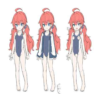 [Konnyaku] School Swimsuit Kazuki-senpai [Chinese] [橘子糖個人漢化]